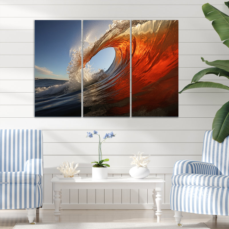 Design Art Coastal Ocean Breeze Nautical & Beach Metal Wall Art